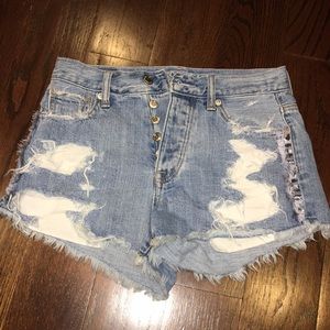 AE jean shorts